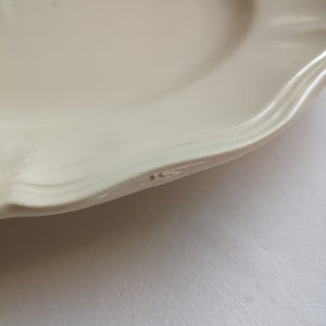 Sarreguemines サルグミンヌ 花リム 平皿24.5cm C