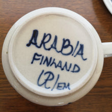 Load image into Gallery viewer, ARABIA Anemone cup&saucer | アラビア アネモネ カップ&ソーサーC| ARABIA的复古板 - Stellina