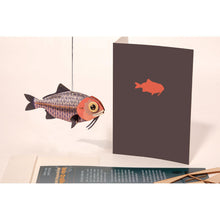 画像をギャラリービューアに読み込む, 3D DECORATION GREETING CARD/envelope-Fish - Stellina