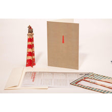 画像をギャラリービューアに読み込む, 3D DECORATION GREETING CARD/envelope-Lighthouse - Stellina