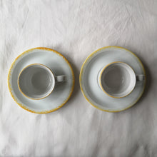 Load image into Gallery viewer, Sarreguemines | Vintage cup&saucer x2 ヴィンテージカップx2 ② | Sarreguemines的复古板 - Stellina