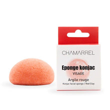 드 이미지 갤러리로 뷰어,EPONGE KONJAC VISAGE -ARGILE ROUGE | BOÎTE - Stellina
