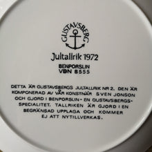 Load image into Gallery viewer, GUSTAVSBERG | Vintage plate 1972 グスタフスベリ ヴィンテージプレート |GUSTAVSBERG的复古板 - Stellina