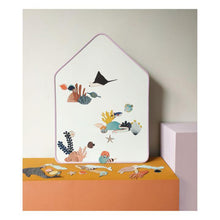 Load image into Gallery viewer, Little House Magnetic Whiteboard Lilac - Stellina
