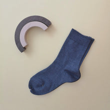 Load image into Gallery viewer, Plain short socks-DENIM (490) - Stellina