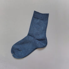 Load image into Gallery viewer, Plain short socks-DENIM (490) - Stellina