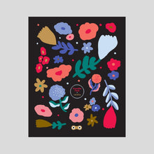 드 이미지 갤러리로 뷰어,Reflective sticker | flower - Stellina