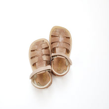 드 이미지 갤러리로 뷰어,Sandals -Trapper sabbia rubber sole/velcro (in-stock) - Stellina
