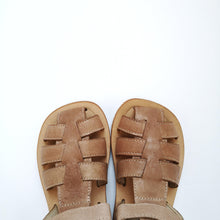 드 이미지 갤러리로 뷰어,Sandals -Trapper sabbia rubber sole/velcro (in-stock) - Stellina
