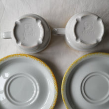 Load image into Gallery viewer, Sarreguemines | Vintage cup&saucer x2 ヴィンテージカップx2 ② | Sarreguemines的复古板 - Stellina