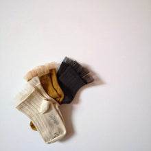 드 이미지 갤러리로 뷰어,Short socks with tulle - Stellina