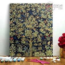 드 이미지 갤러리로 뷰어,William Morris "A tree of life" - 40x50cm - Stellina