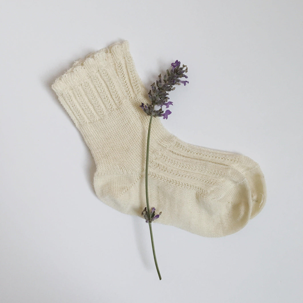 Wool short socks - Stellina