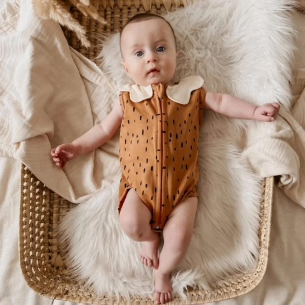 [30%OFF] Savannah Zipped Baby Bodysuit - Stellina