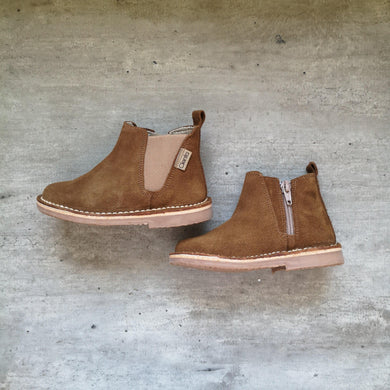 [30%OFF] Suede boots-BEIGE - Stellina