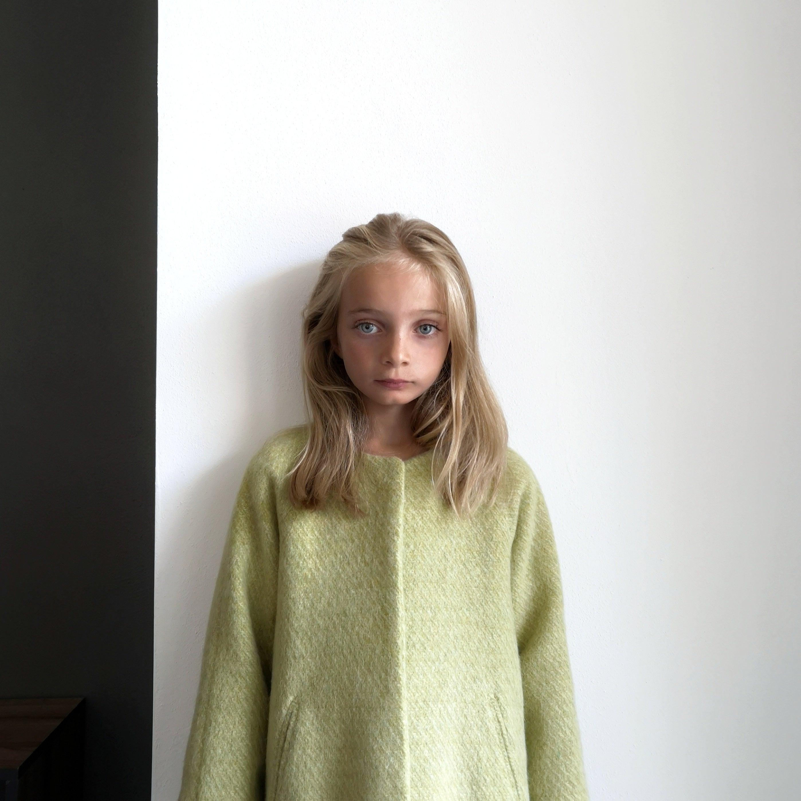 stellina 　Bianca coatコートサイズ4 30%OFF] 23AW Bianca coat- BLUE GREY – Stellina/Giapponissimo