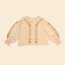 Load image into Gallery viewer, DARLENE BLOUSE	CASHEW