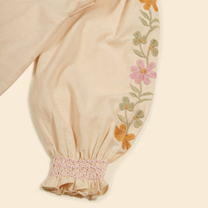 DARLENE BLOUSE	CASHEW