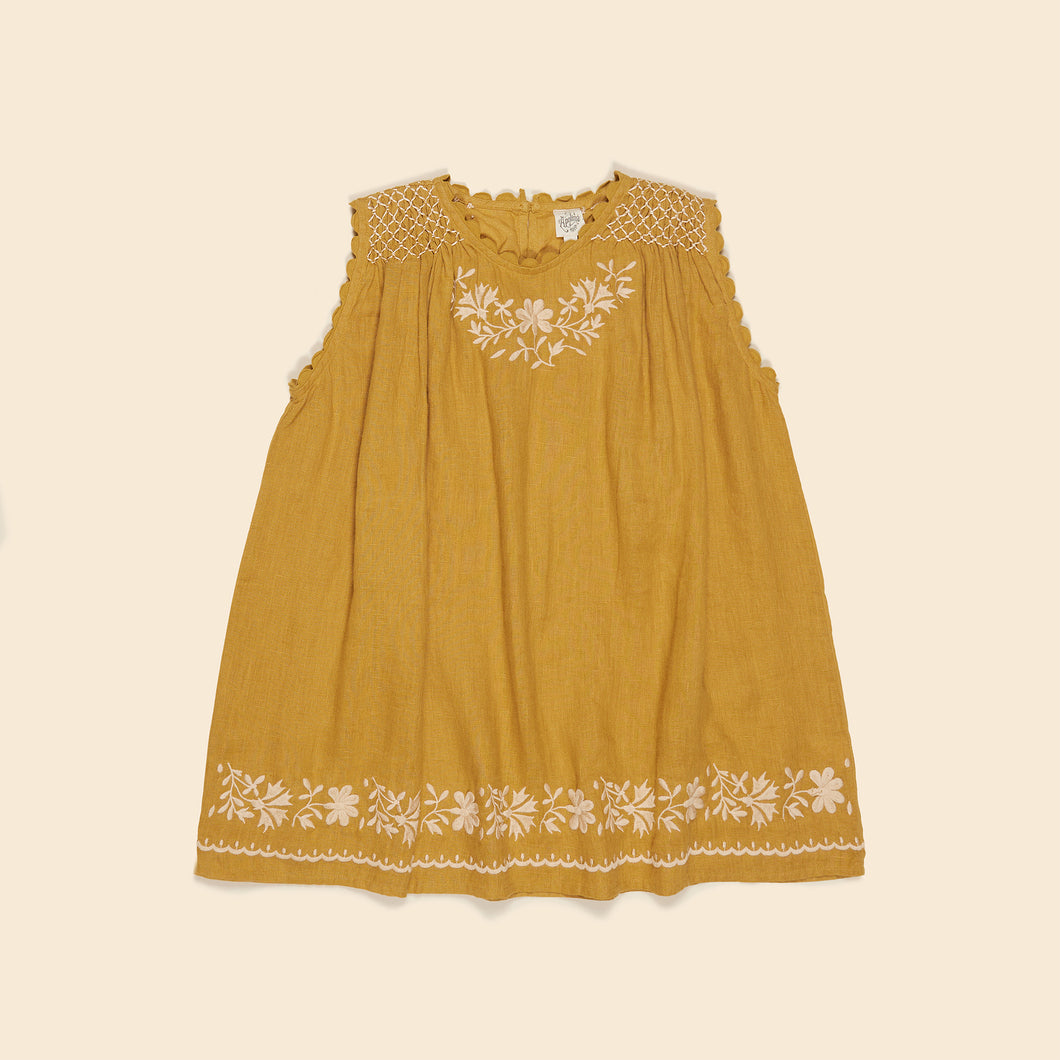 (LAST1) EDIE OVERDRESS-GOLDENROD