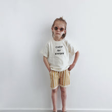 Load image into Gallery viewer, [30%OFF] SWEAT SHORT STRIPE PRINT
