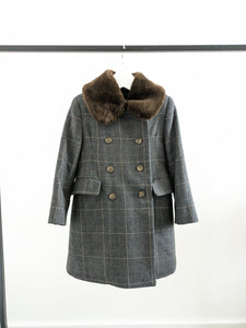 SAMPLE [60%OFF] Siena coat- Grencheck (unisex)