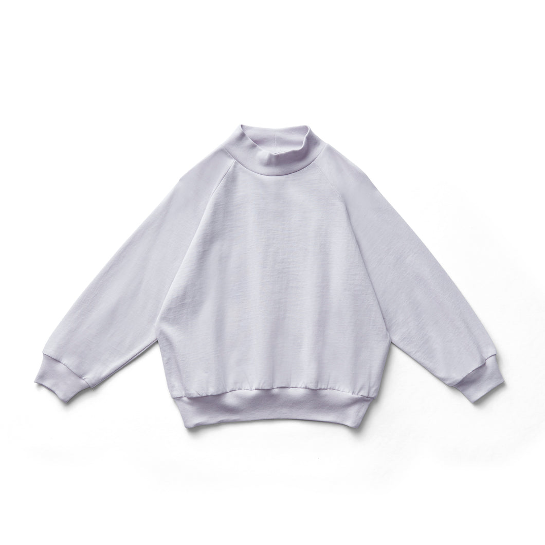 Raglan mock tee- Bergamot