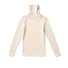 Load image into Gallery viewer, SNAP TURTLENECK- CALICO PRINT PTL, ROSEWOOD