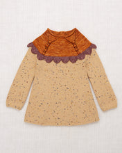 画像をギャラリービューアに読み込む, Scallop Yoke Tunic Dress - Camel Confetti