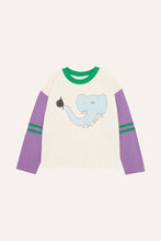 드 이미지 갤러리로 뷰어,Elephant Long Sleeves Kids Tshirt 