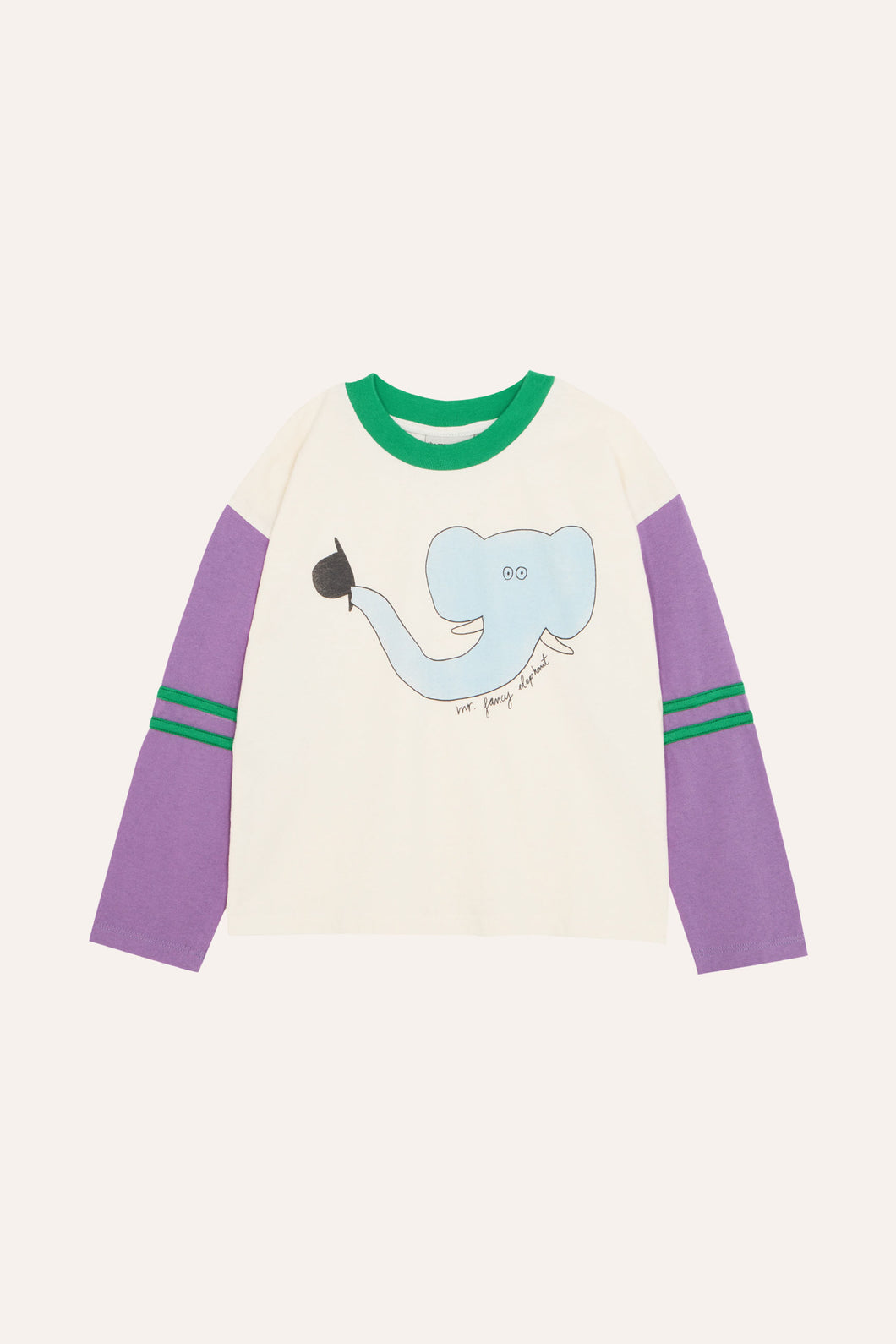 Elephant Long Sleeves Kids Tshirt