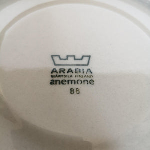 ARABIA Anemone cup&saucer | アラビア アネモネ カップ＆ソーサーA| ARABIA的复古板 - Stellina