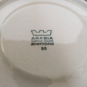 ARABIA Anemone cup&saucer | アラビア アネモネ カップ＆ソーサーE| ARABIA的复古板 - Stellina