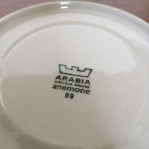 ARABIA Anemone cup&saucer | アラビア アネモネ カップ＆ソーサーF| ARABIA的复古板 - Stellina