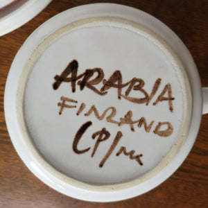ARABIA Rosmarin cup&saucer | アラビア ロスマリン カップ＆ソーサーD| ARABIA的复古板 - Stellina