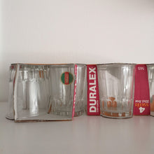 Load image into Gallery viewer, Duralex |Vintage deadstock glasses set | Duralex 的复古板 - Stellina