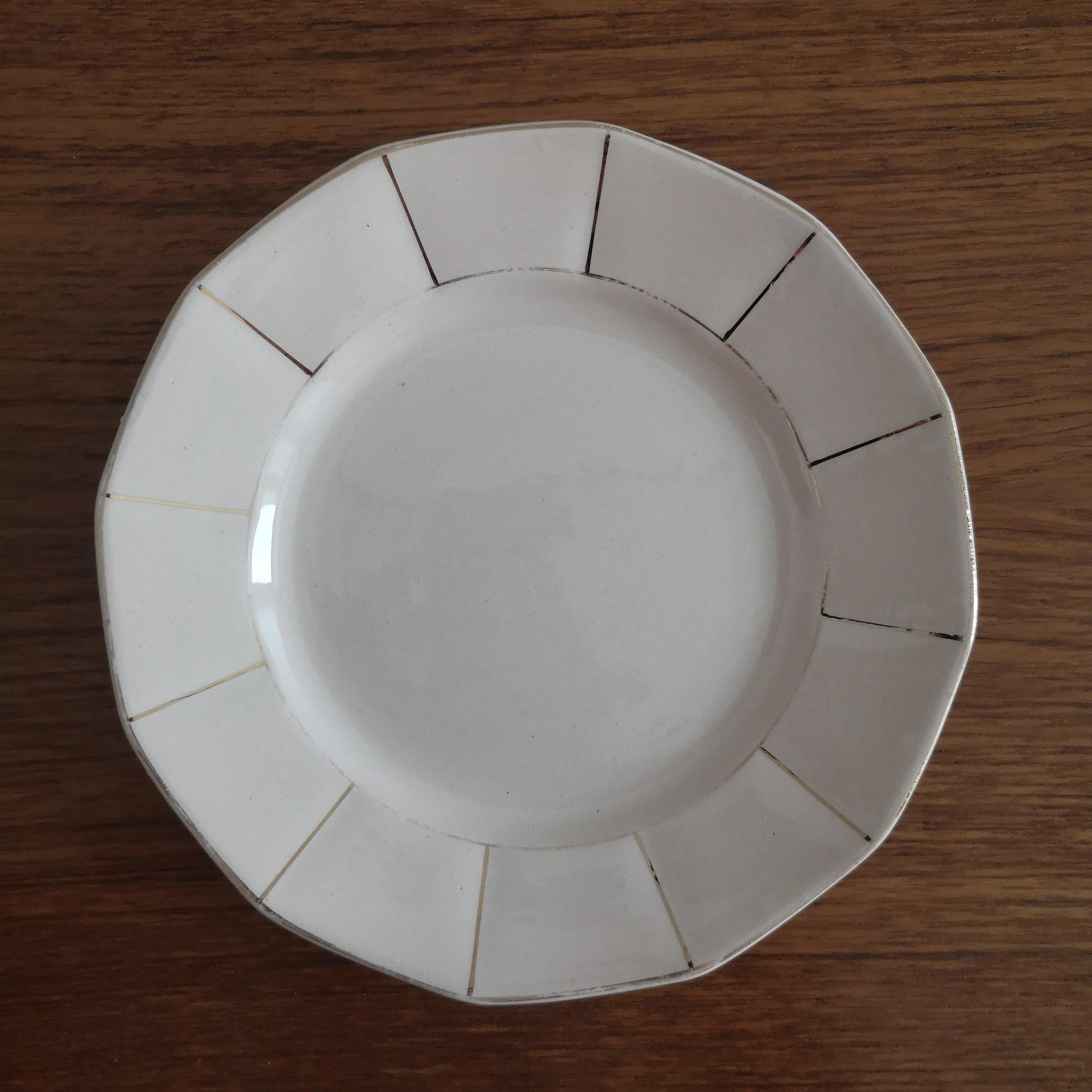 Sarreguemines antique plate サルグミンヌ Sarreguemines サルグミンヌ / “MURES” デザートプレート | VIRON