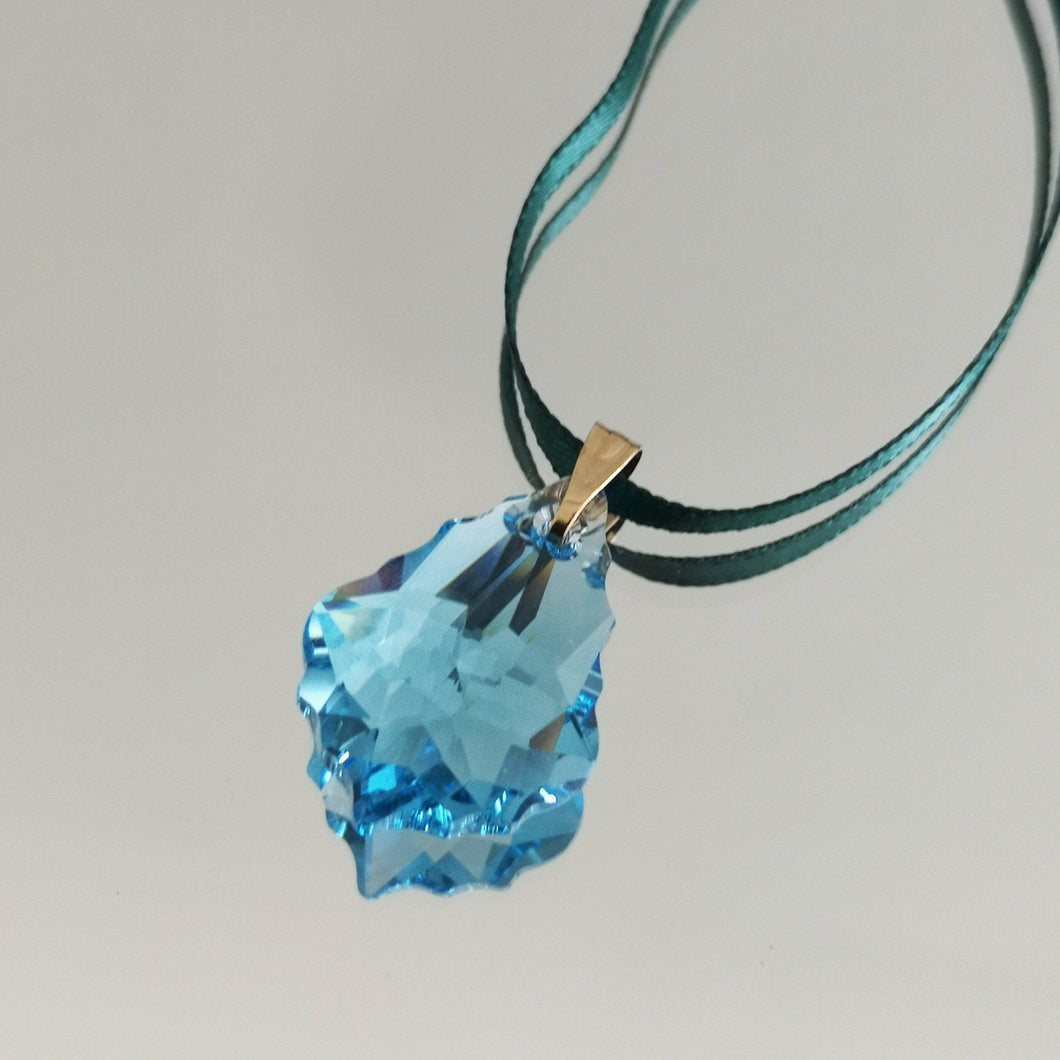 Swarovski christmas ornament-Aquamarine - Stellina