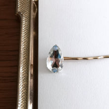 画像をギャラリービューアに読み込む, Swarovski hair clip- Drop - Crystal 3230- pastel blue stones - Stellina