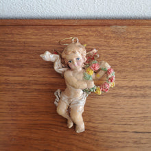 Load image into Gallery viewer, Vintage christmas ornament angel F - Stellina