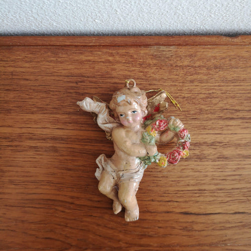 Vintage christmas ornament angel G - Stellina