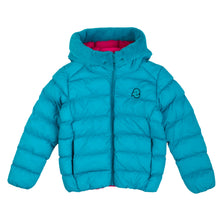 画像をギャラリービューアに読み込む, [60%OFF] Hooded down jacket - turquoise