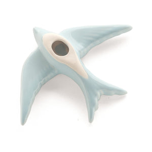 Ceramic swallow azul-S