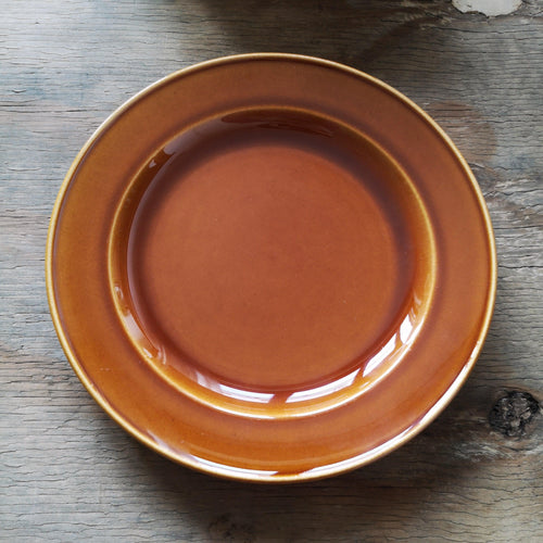 [30%OFF] BOCH la louviere|Brown glazed Vintage plate2 ヴィンテージプレート | BOCH的复古板 - Stellina