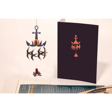 Load image into Gallery viewer, 3D DECORATION GREETING CARD/envelope-Anchor - Stellina