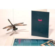 画像をギャラリービューアに読み込む, 3D DECORATION GREETING CARD/envelope-Dragonflies - Stellina