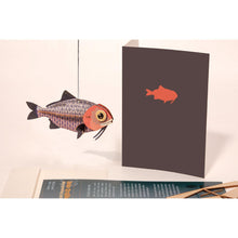 드 이미지 갤러리로 뷰어,3D DECORATION GREETING CARD/envelope-Fish - Stellina 