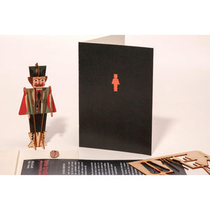 3D DECORATION GREETING CARD/envelope-Nutcracker - Stellina