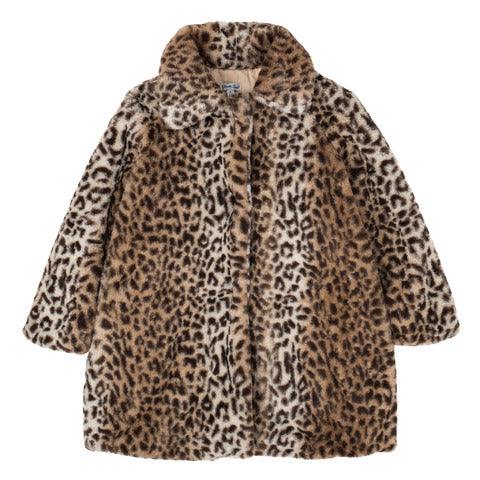 [40%OFF] Laopard faux fur coat - Stellina