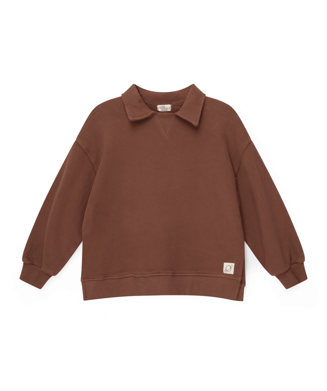 [40%OFF] Organic plush sweatshirt-Brown - Stellina