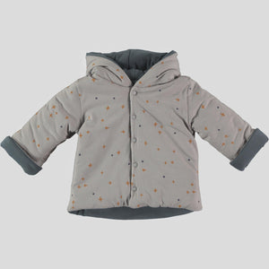 [40%OFF] Soft quilted jacket-crossdots gris - Stellina
